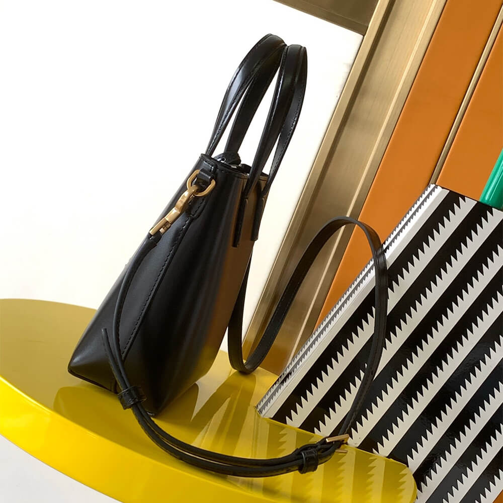 MINI TOY SHOPPING SAINT LAURENT IN BOX LEATHER