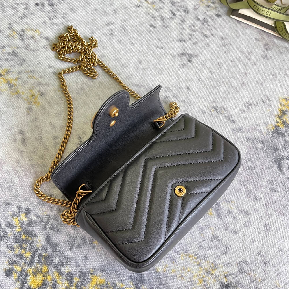 gg marmont matelasse leather S*per mini bag