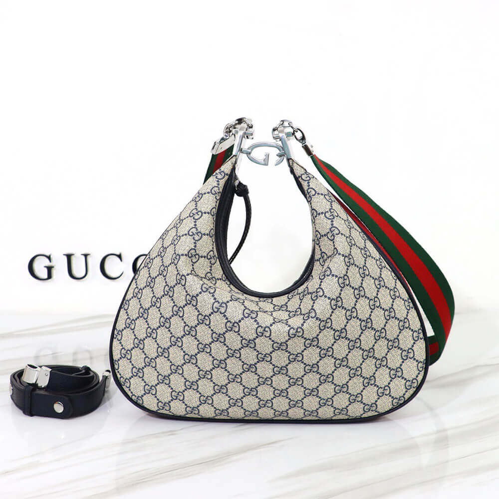 G*u*i attache large shoulder bag