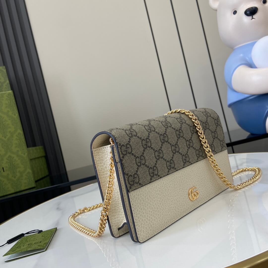 GG Marmont two-tone mini chain bag