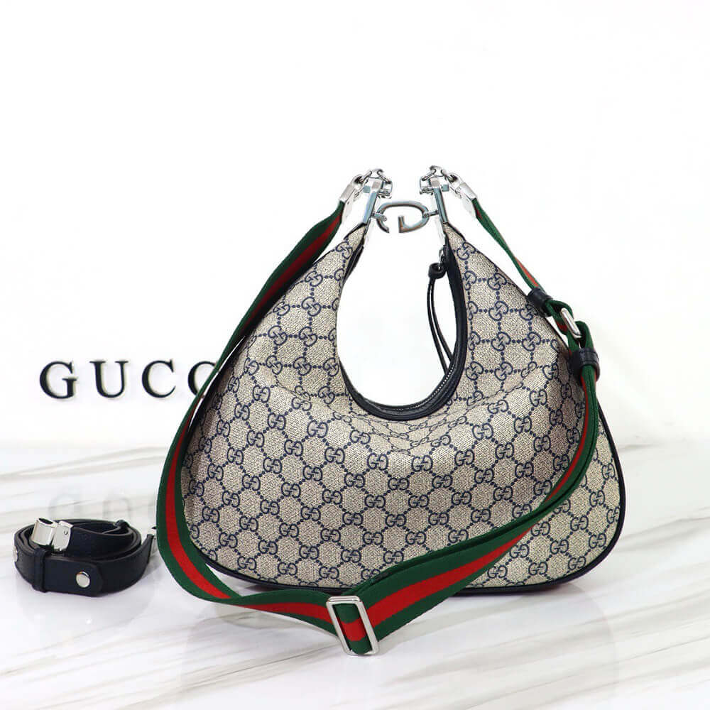 G*u*i attache large shoulder bag