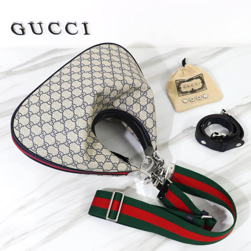G*u*i attache large shoulder bag