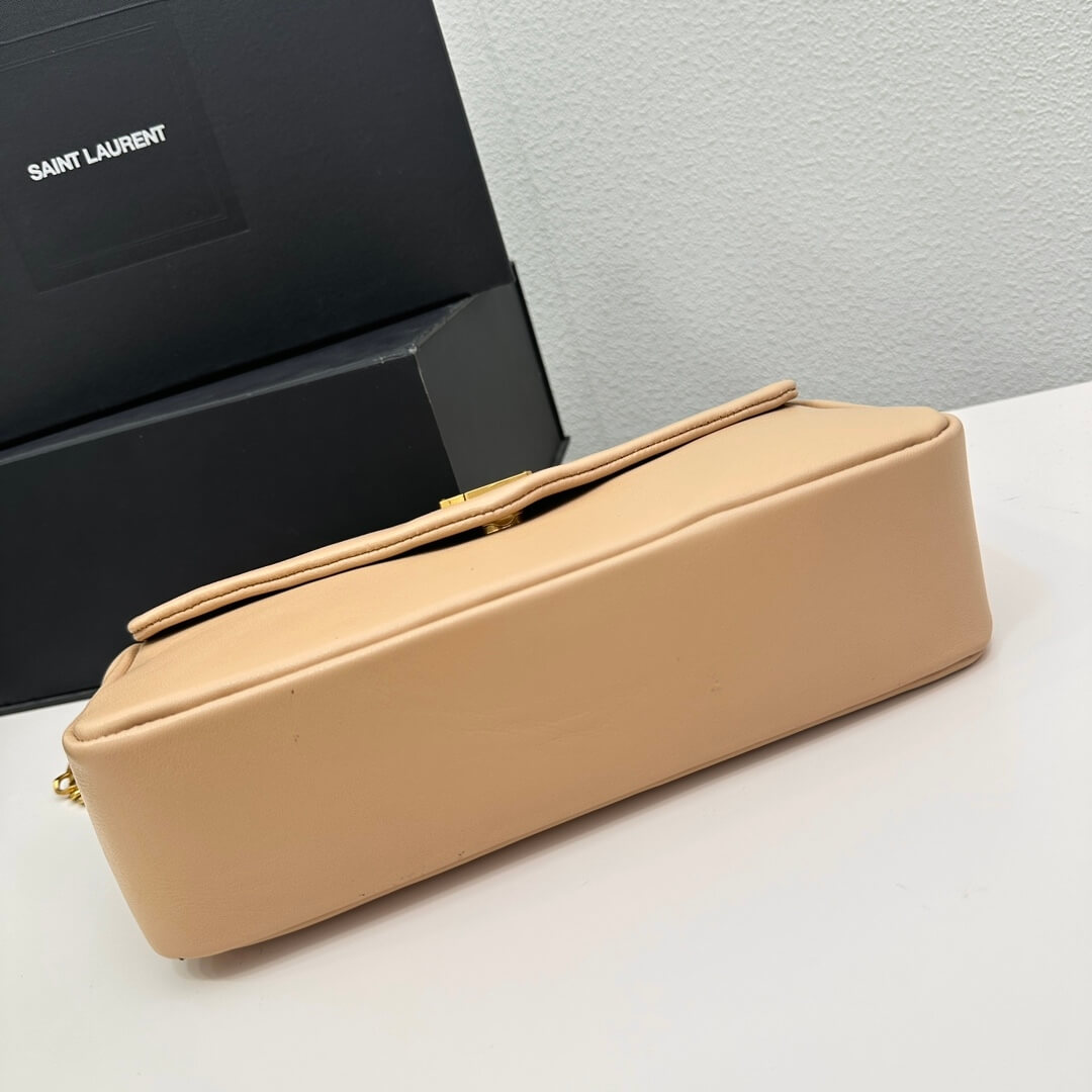 YSL CALYPSO small in plunged lambskin