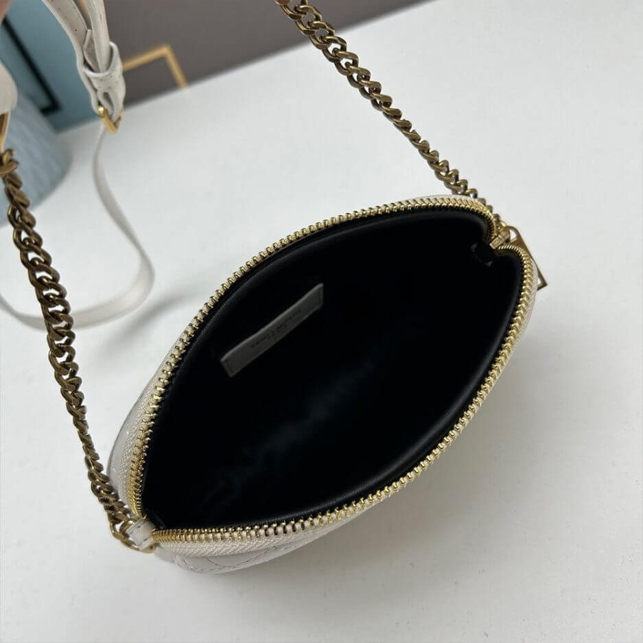 YSL Gaby zipped pouch in quilted lambskin