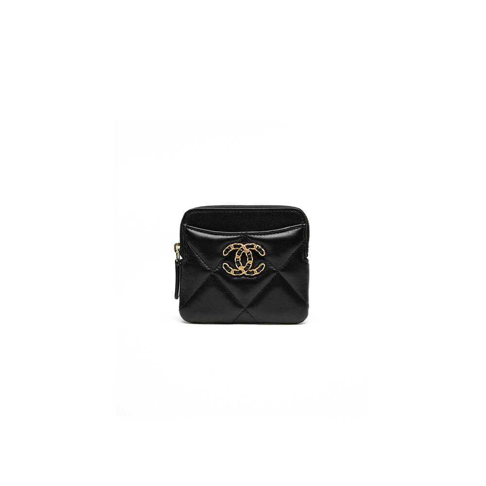 Ch*el 19 zipped coin purse