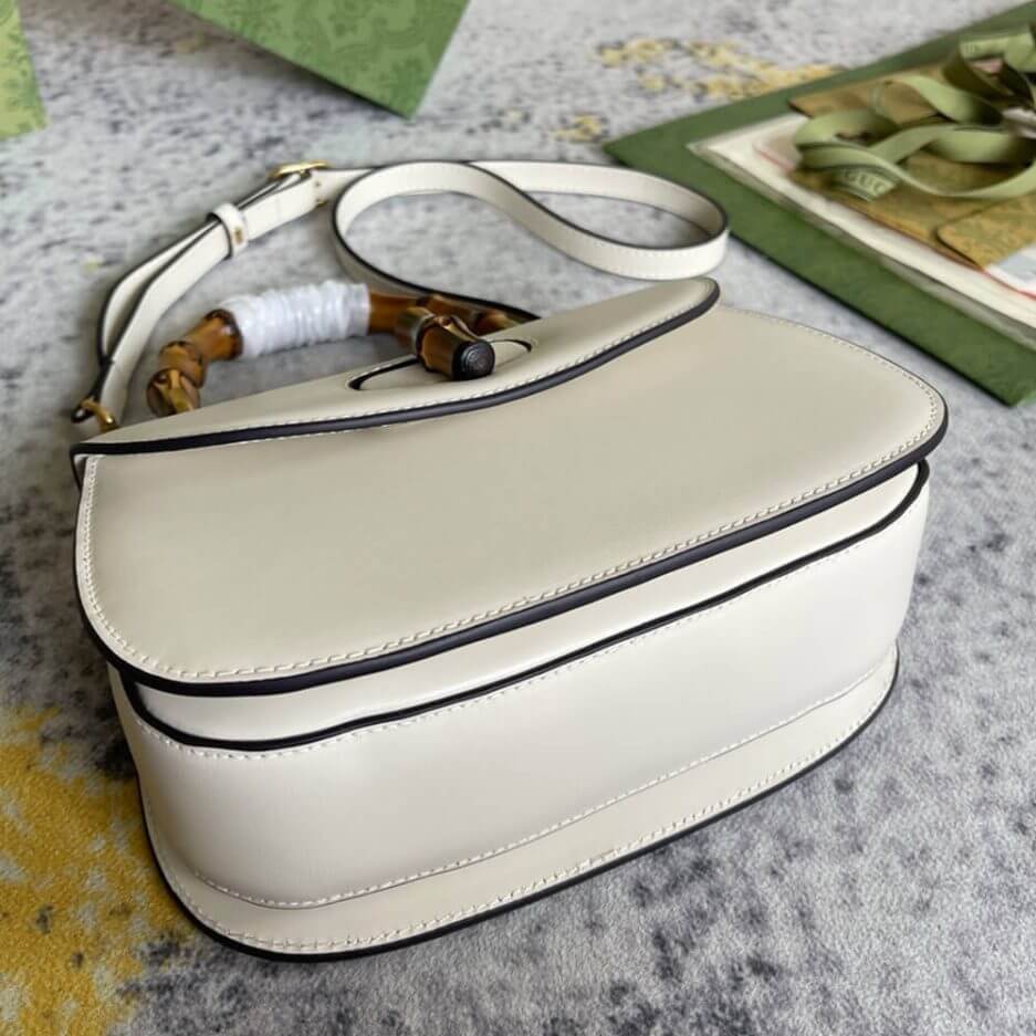 G*u*i bamboo 1947 jumbo gg small top handle bag