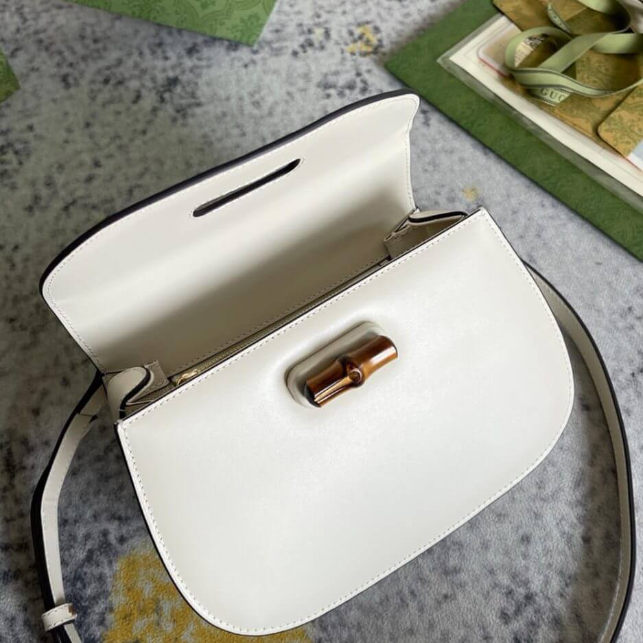 G*u*i bamboo 1947 jumbo gg small top handle bag