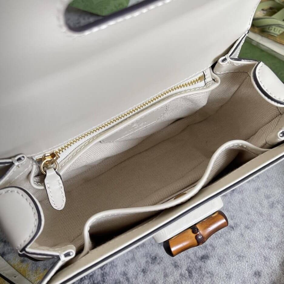 G*u*i bamboo 1947 jumbo gg small top handle bag